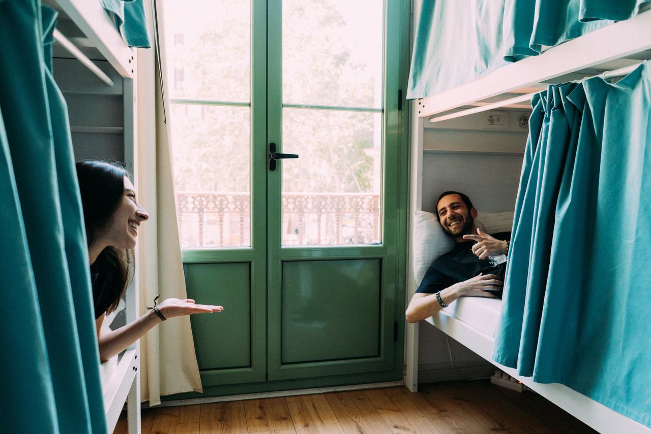 Black Swan Hostel Barcelona Luaran gambar