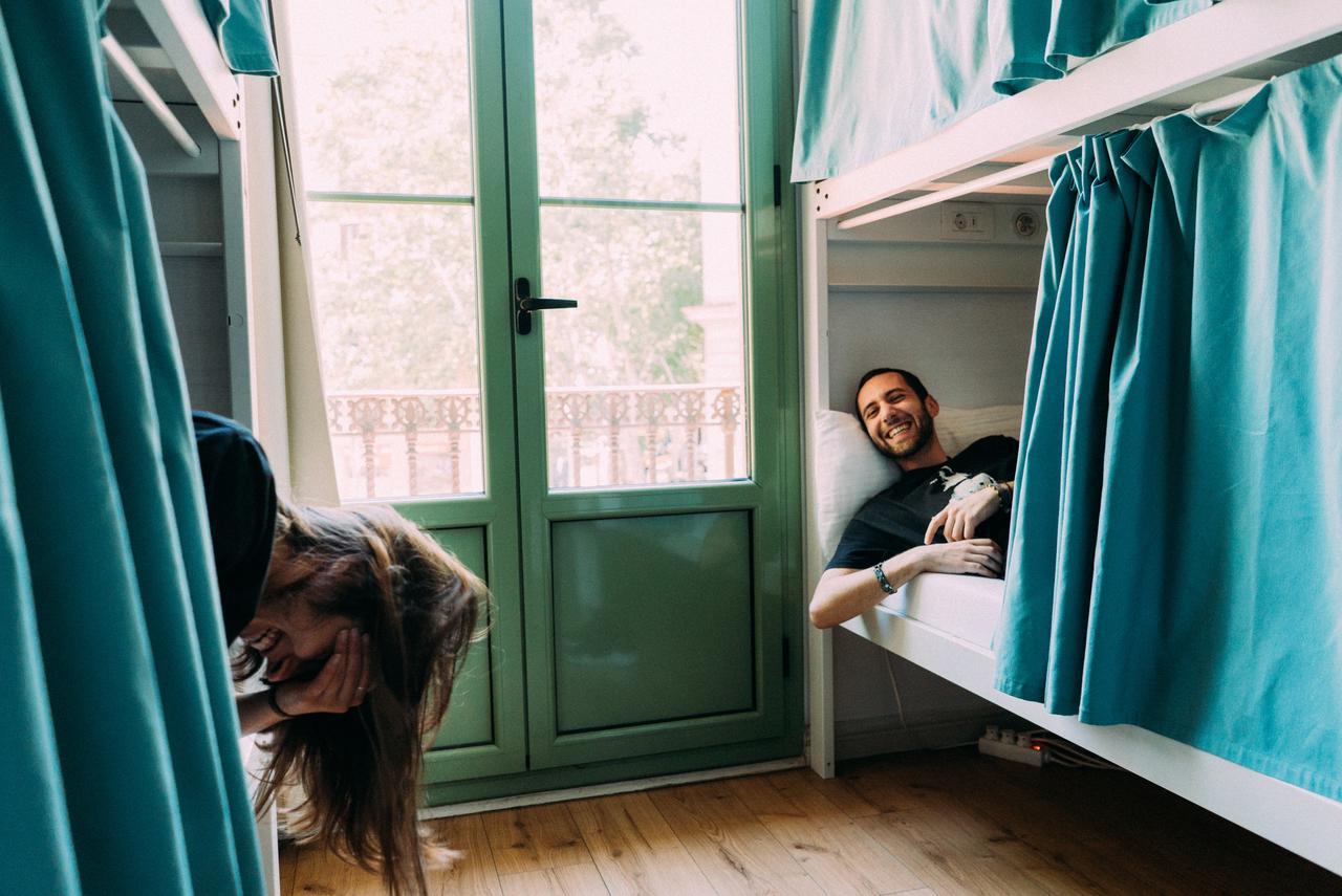 Black Swan Hostel Barcelona Luaran gambar